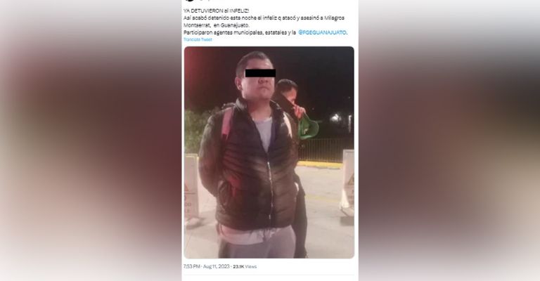Detienen al asesino de Milagros Monserrat