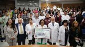 Festejan aniversario del Hospital Rubén Leñero en CDMX con nuevo billete de Lotería