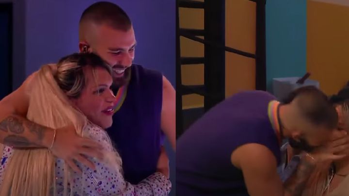 "Llegó tu tormento Nicola": Manuel Turizo da tremendo besote a Wendy Guevara en 'LCDLF'