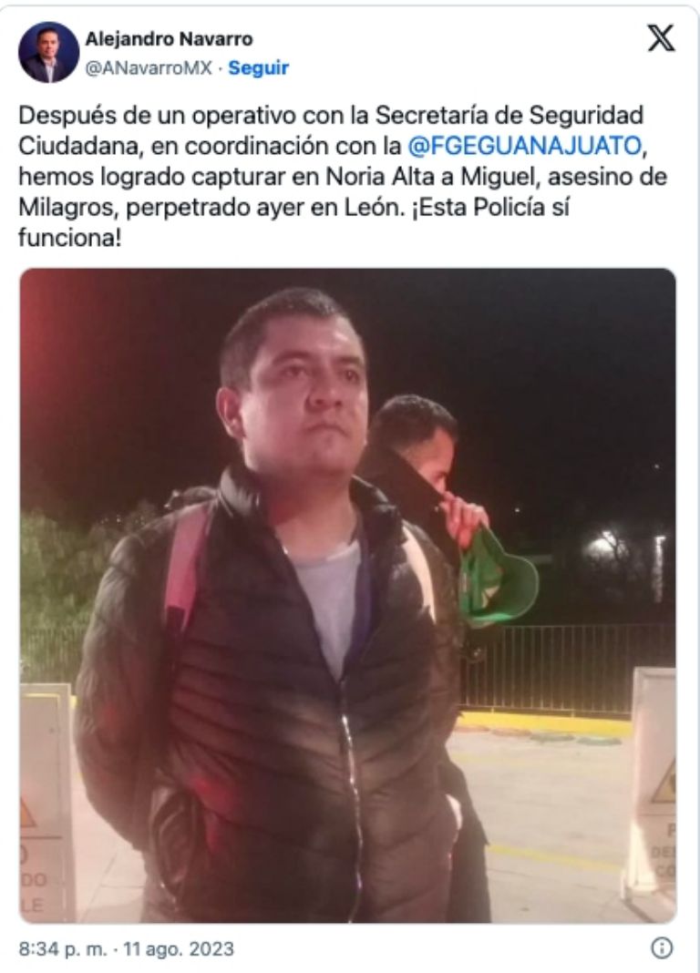 Detenido León 