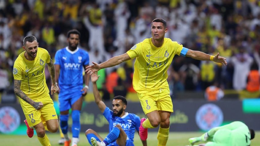 Cristiano Ronaldo marca doblete y consigue su primer título con el Al Nassr