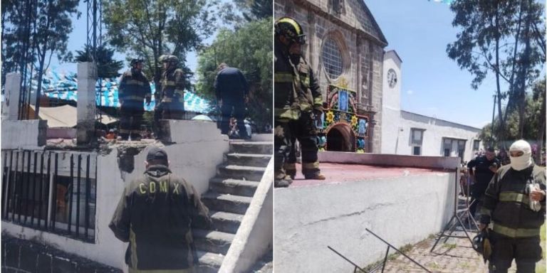 Explosión en Parroquia de Santa Fe