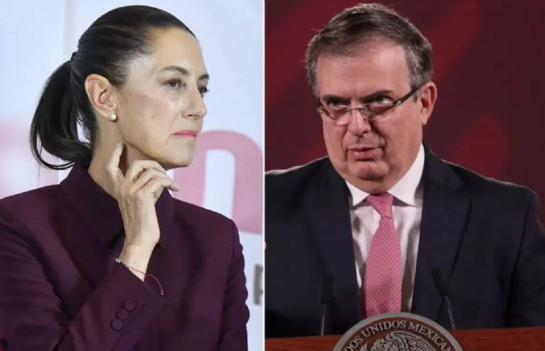 Marcelo Ebrard y Claudia Sheinbaum