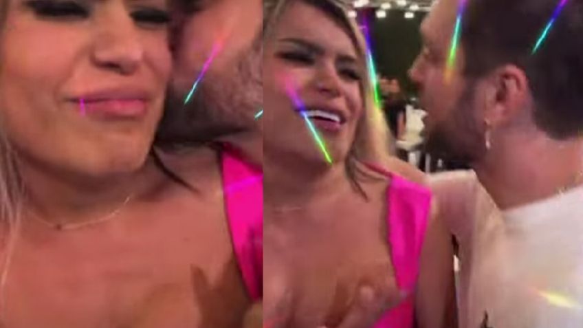 Wendy Guevara y Nicola Porcella se besan en fiesta de Galilea Montijo tras salir de 'LCDLF'