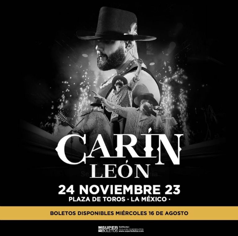 Carin León en la Plaza de Toros México