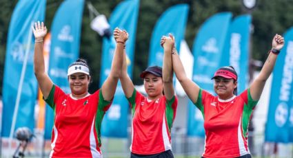 Equipo femenil de tiro con arco y Miguel Becerra se cuelgan la plata en Copa del Mundo