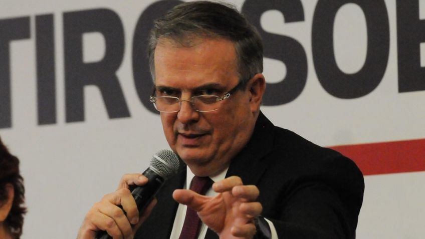 "Me multaron por pensar": Marcelo Ebrard habla de la sanción que le impuso el INE