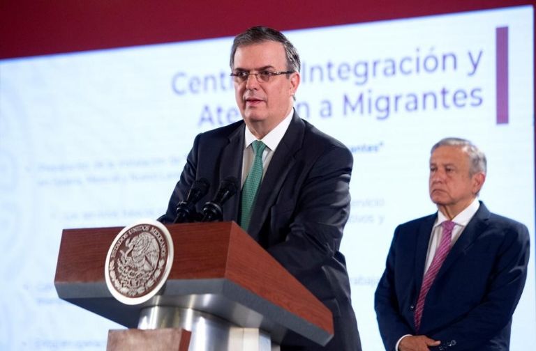 Marcelo Ebrard y AMLO