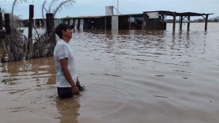 Alertan en Sonora: Habitantes de Empalme, con miedo a quedar bajo el agua