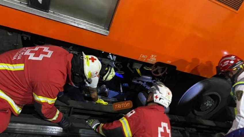 Imágenes fuertes: Mujer se lanza a las vías del Metro y tren le destroza las piernas
