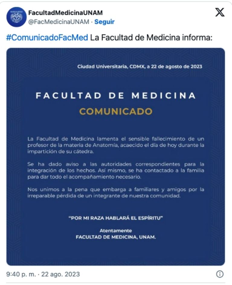 Facultad de Medicina 