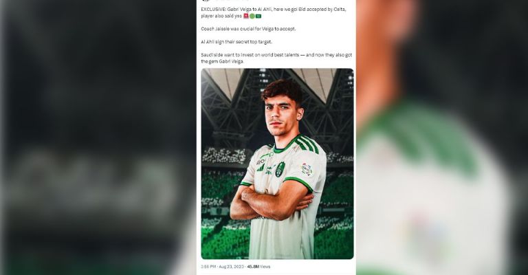 Gabri Veiga, la promesa española que decidió rechazar al Napoli para irse a Arabia Saudita