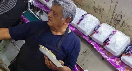 Taquero se hace viral por su parecido con AMLO; internautas piden 'taquería del Bienestar'