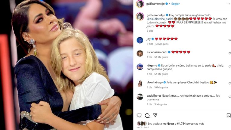 Galilea felicitó a uno de sus hijastros