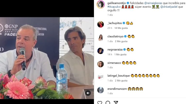 Galilea dedica mensaje a su exesposo