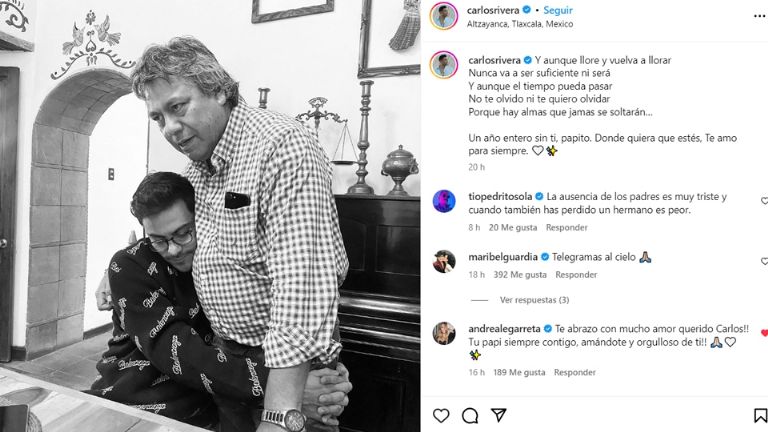 Carlos Rivera recuerda a su padre