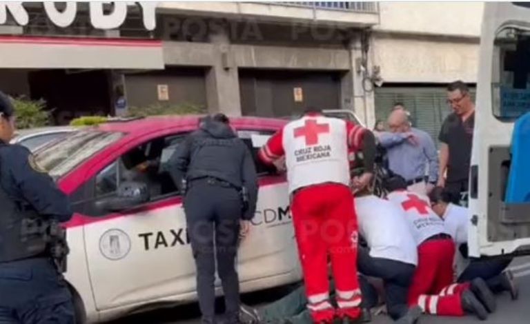 Taxista infartado en la Narvarte