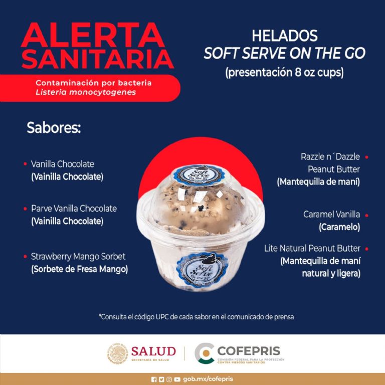 Alertan sobre helado contaminado