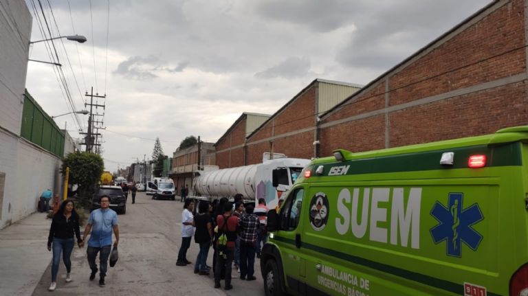 Derrame químico en Ecatepec
