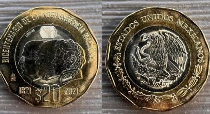 ¿La tienes? Esta moneda de 20 pesos podría valer hasta 4 millones por estos detalles