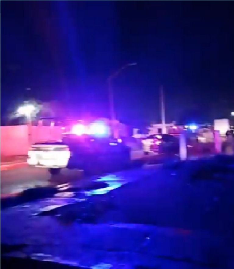 Balacera en Ciudad Obregón moviliza  a las autoridades. Foto: Facebook