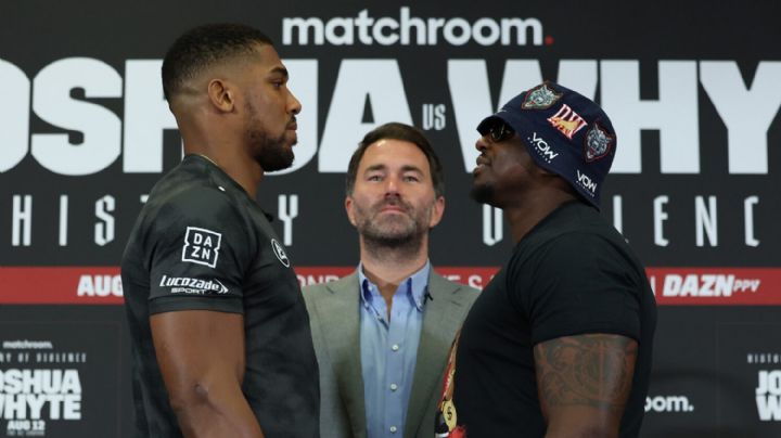 ¡Suspendida por doping! Pelea entre Dillian Whyte y Anthony Joshua no se realizará tras prueba positiva