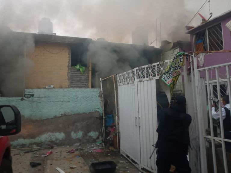 Explosión en Nezahualcóyotl