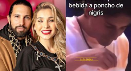 ¡Lo volvió a hacer! Emilio Osorio escupe en la bebida de Poncho de Nigris y su esposa reacciona