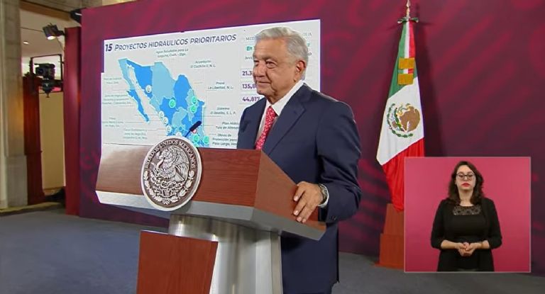 AMLO habla sobre las presas en México. Foto: Gobierno de México
