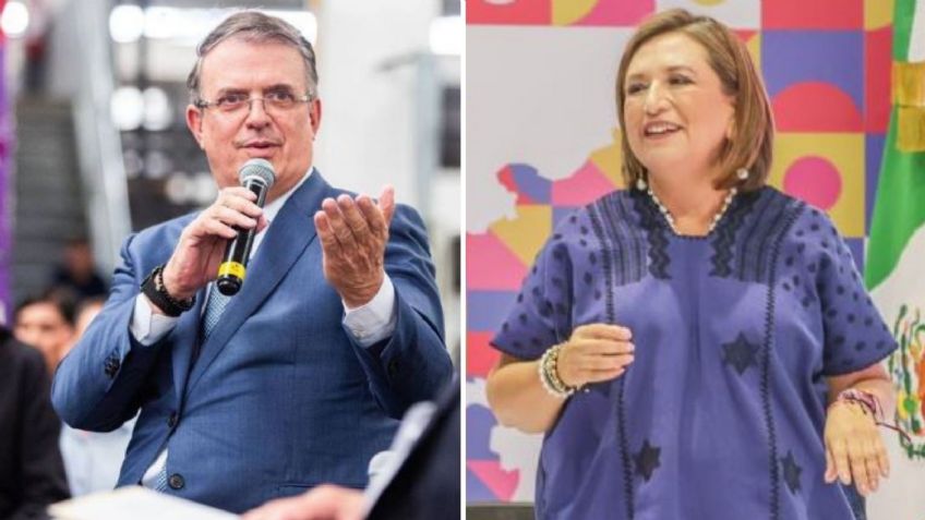 Xóchitl Gálvez acepta acercamientos con Marcelo Ebrard: "Él tiene que tomar su decisión"