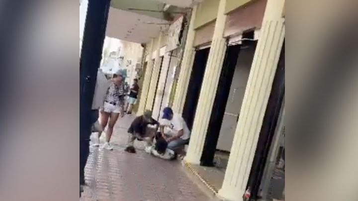 Padre e hijo evitan asalto al someter a ladrón y propinarle una golpiza en Tamaulipas