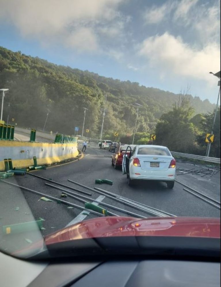 Accidente en la México-Cuernavaca