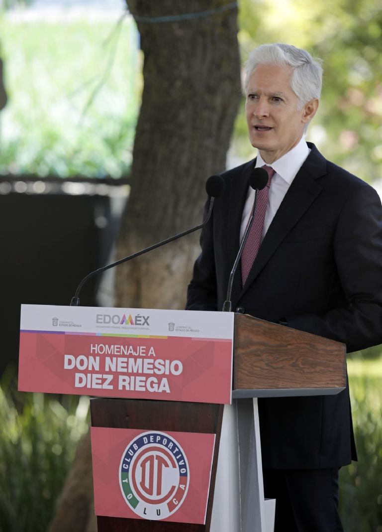 Alfredo del Mazo en Toluca