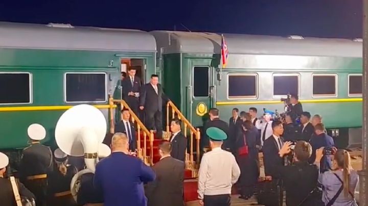 A bordo de un tren blindado, Kim Jong-un llega a Rusia para reunión con Vladimir Putin