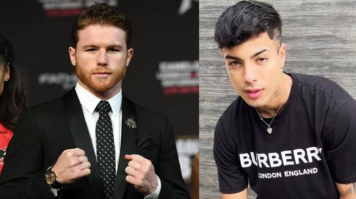 "Apesta a mier...": Naim, ex de Yeri Mua, humilla a 'El Canelo' Álvarez y lo reta a pelea