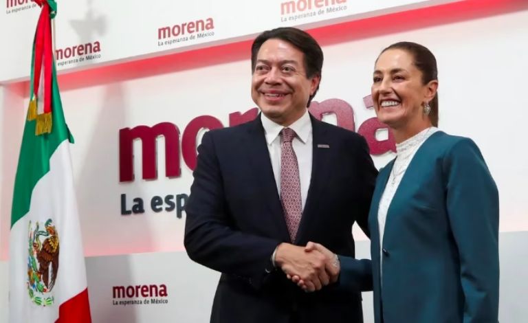 Mario Delgado y Claudia Sheinbaum 