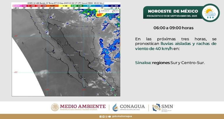 Clima en el Norte de México. Foto: Conagua