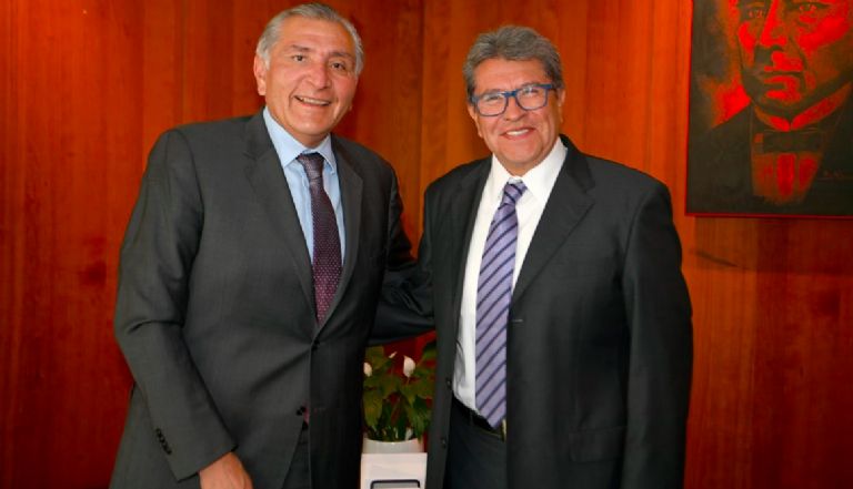 Adán Augusto y Ricardo Monreal 