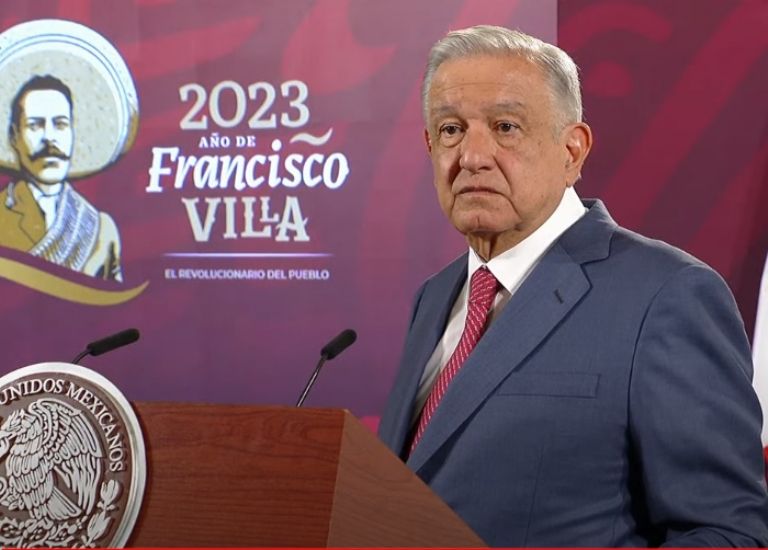 AMLO defiende la 4T. Foto: Internet