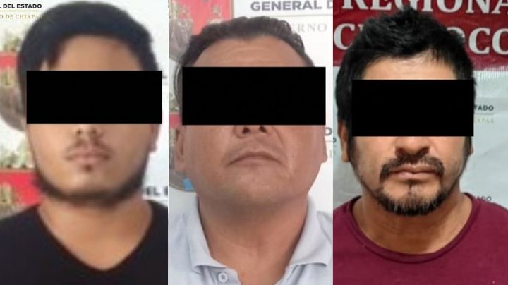 Arrestan en Chiapas a tres sujetos acusado de abusar de tres féminas, una de ellas menor