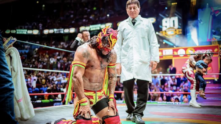 Dragón Rojo Jr, la máscara que cayó en el 90 aniversario del CMLL; ¿quién es?