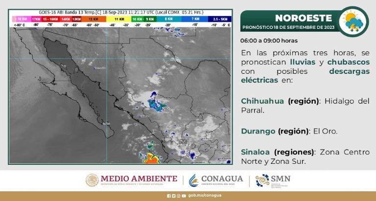 Clima en el Noroeste de la República Mexicana. Foto: Conagua