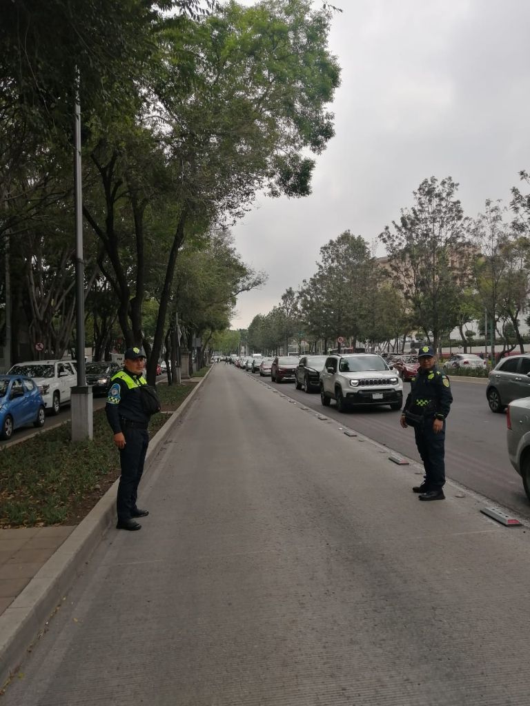 Atropellan a policía en Paseo de la Reforma