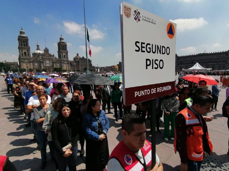 Simulacro Nacional en CDMX