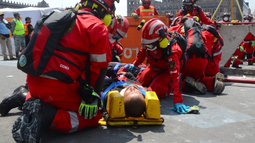 Simulacro en CDMX por el 19-S dejó un saldo de 2 personas lesionadas; esto pasó