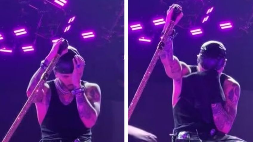 VIDEO: Rauw Alejandro se quiebra en concierto al cantar canción que le dedicó a Rosalía