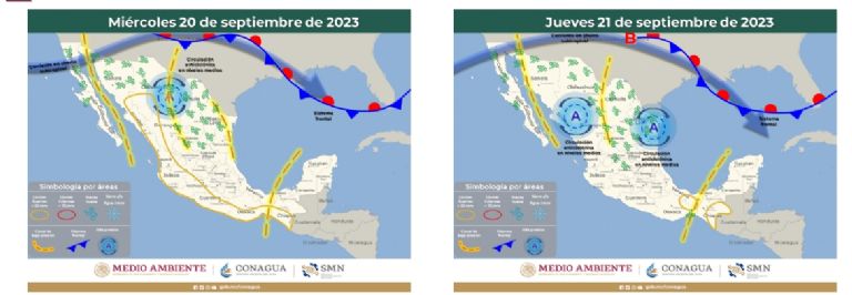Conagua informa sobre clima en temporada de Frentes Fríos. Foto: SMN