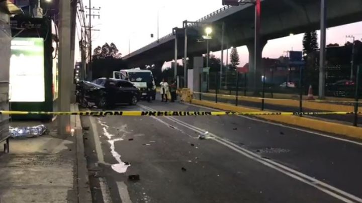 Caos en Periférico Sur tras mortal accidente de un motociclista en Gran Sur, en CDMX