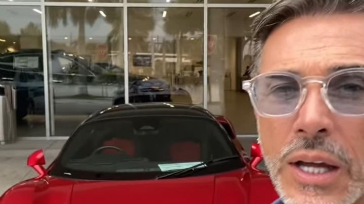 Sergio Mayer se pasea abordo de lujoso auto deportivo pero no pudo comprarlo