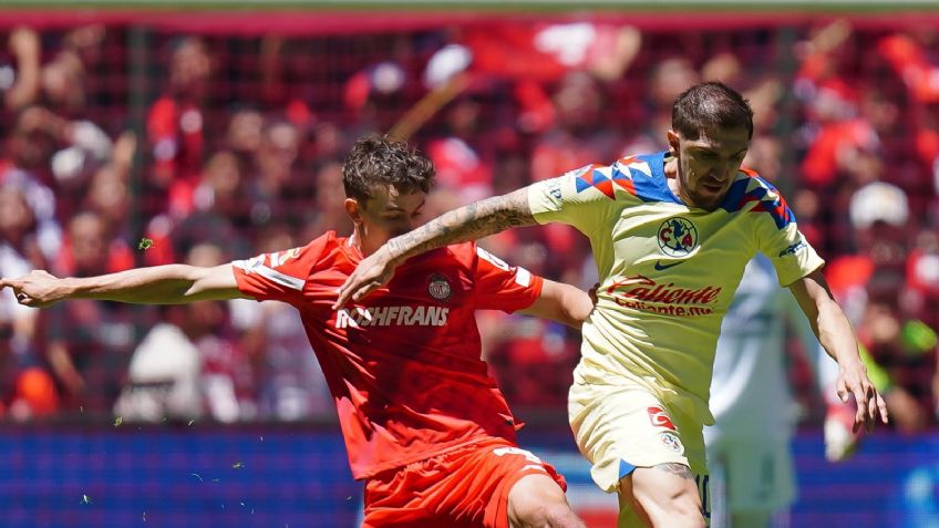 América saca un costoso empate ante Toluca por lesión de dos jugadores clave